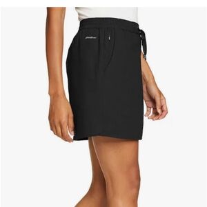 Eddie Bauer Women's Shorts Eddie Bauer Tulip Hem Skort black stretchy shorts XL